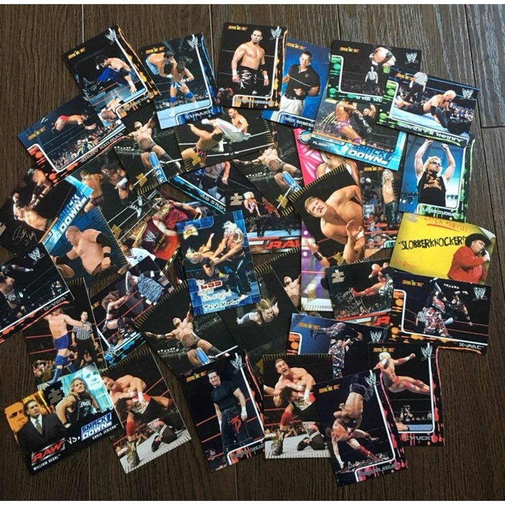 Bundle  Of 40 CollectibleWrestling Cards